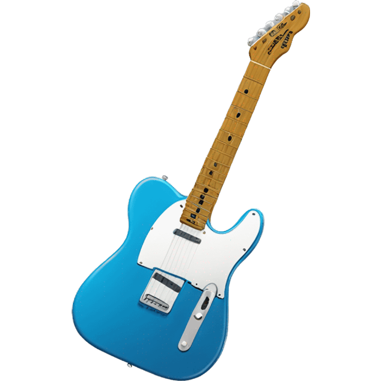 Blue fender telecaster guitar  emoji