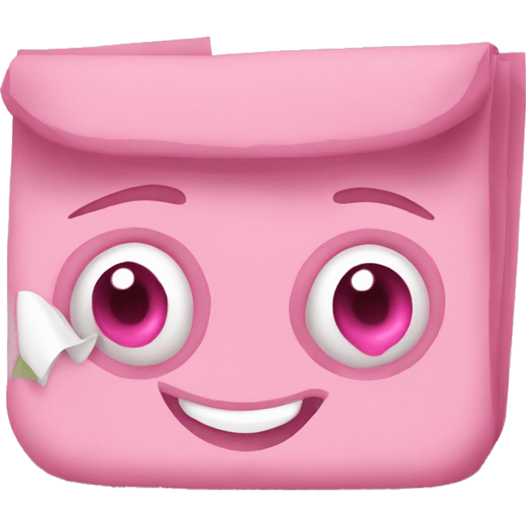 Papelería rosa emoji