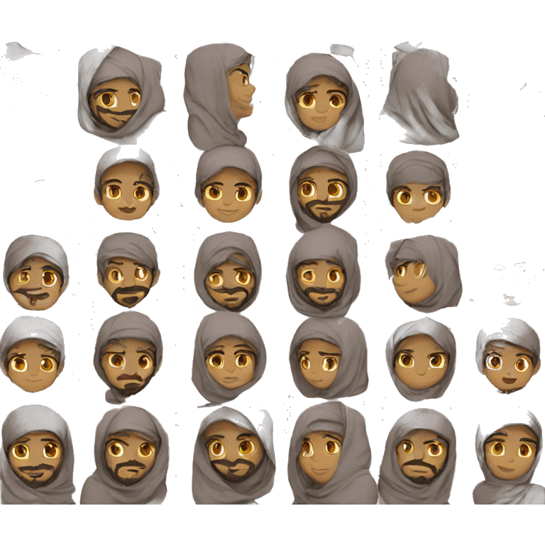 Beautiful muslim boy emoji