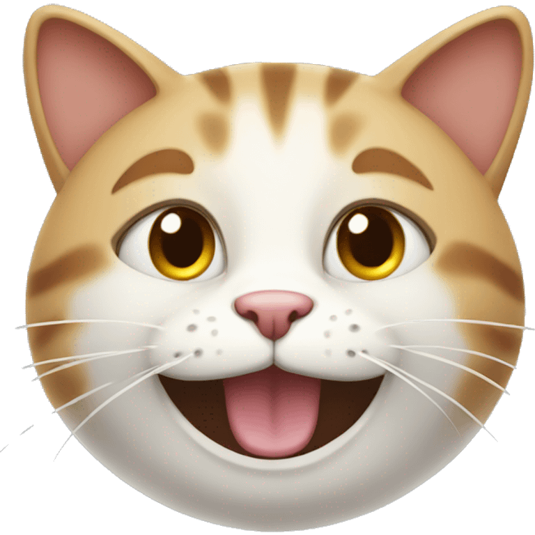 cat with smile emoji