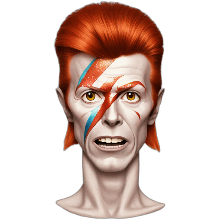 Aladdin Sane david bowie emoji