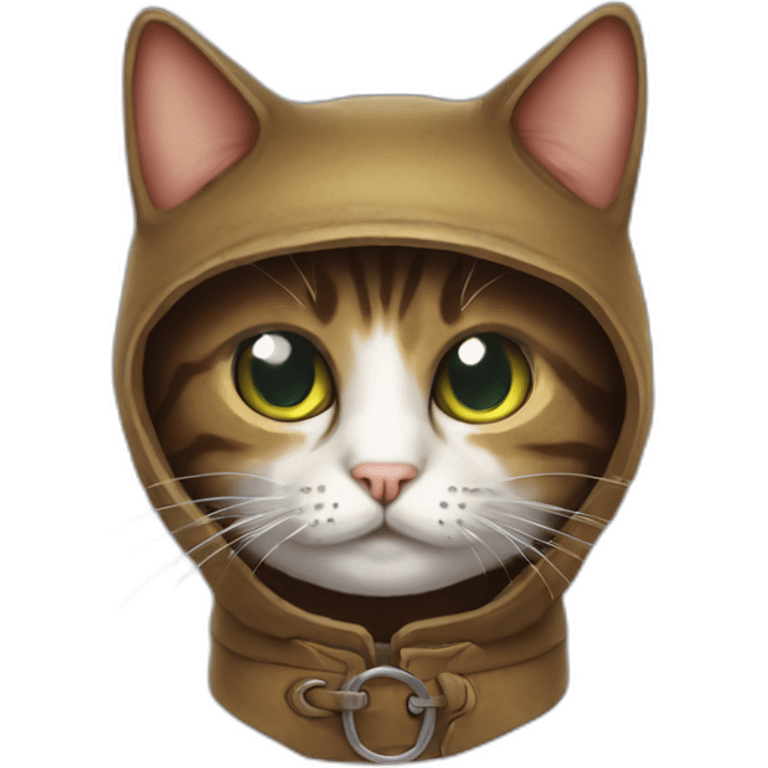 evil one eye cat in boot emoji