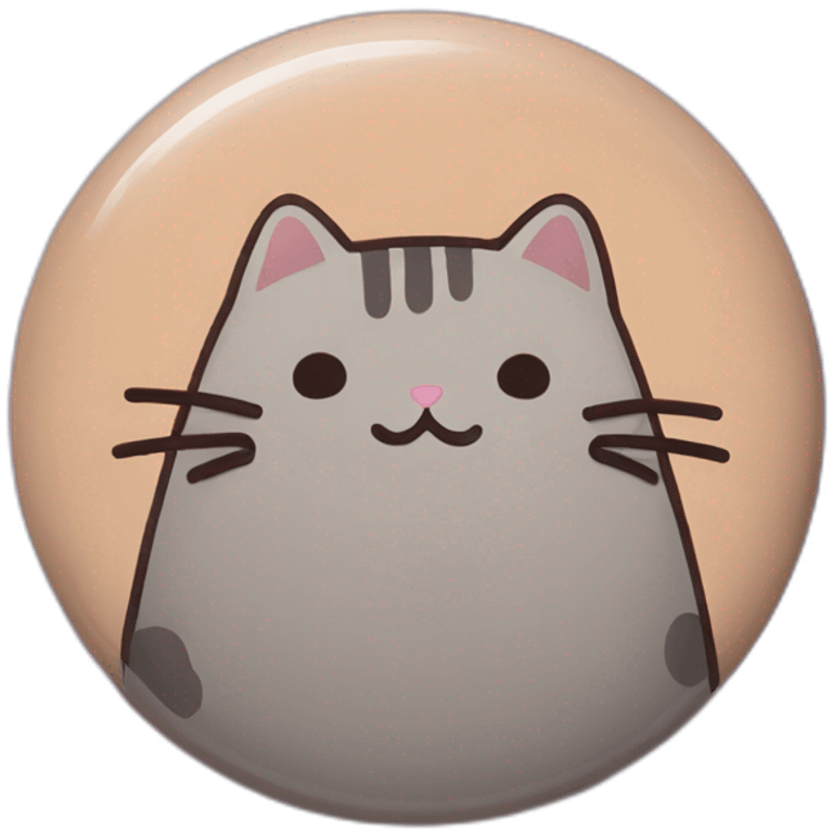 pusheen button emoji