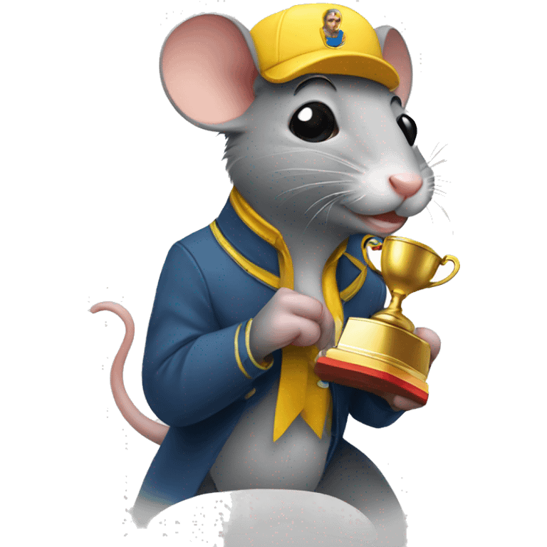 rat with award emoji