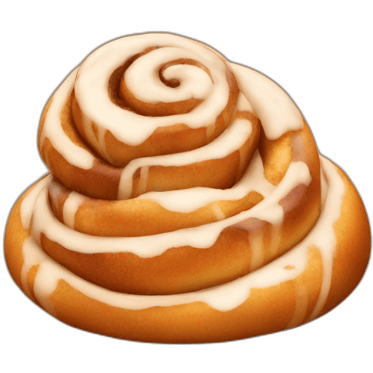 happy cinnamon bun emoji