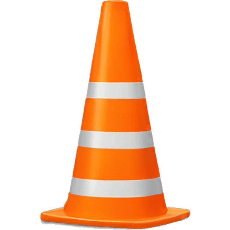 Traffic cone emoji