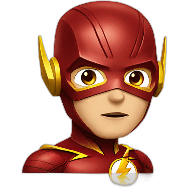 Super hero The flash emoji