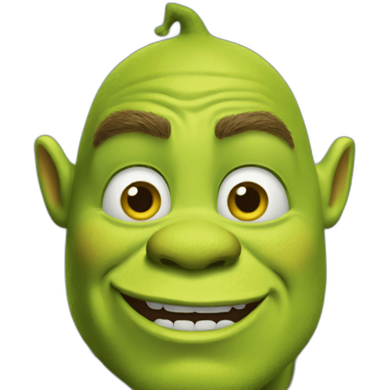 christmas shrek emoji