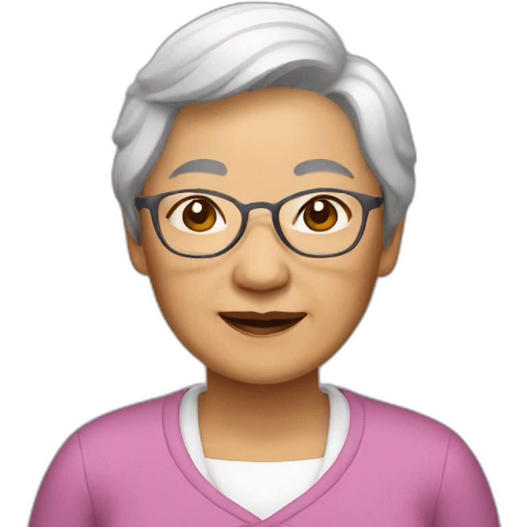 asian grandma emoji