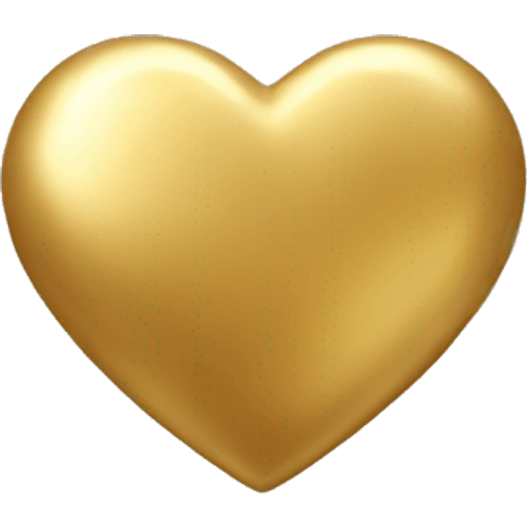 gold heart emoji