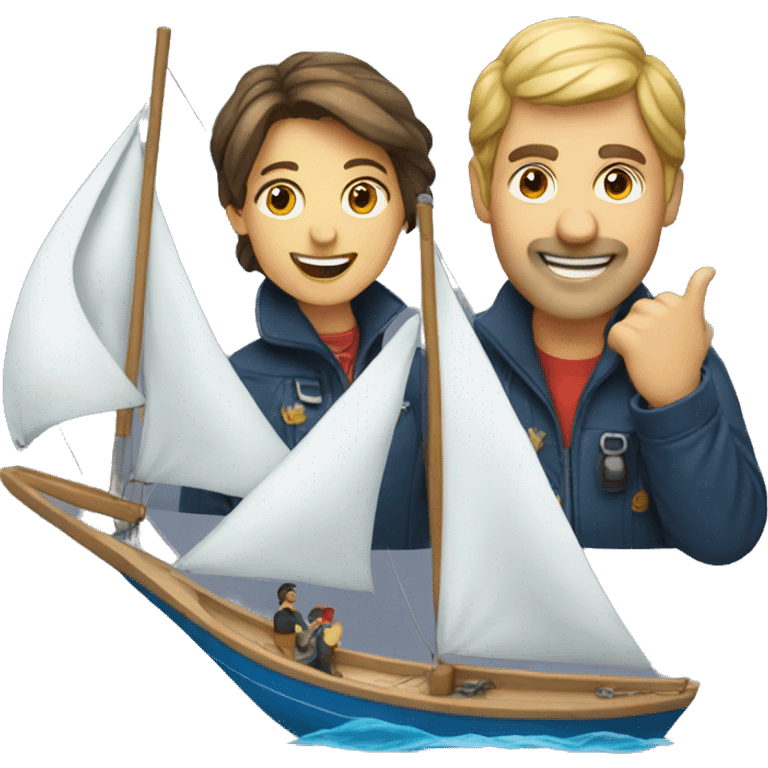 people sailing emoji