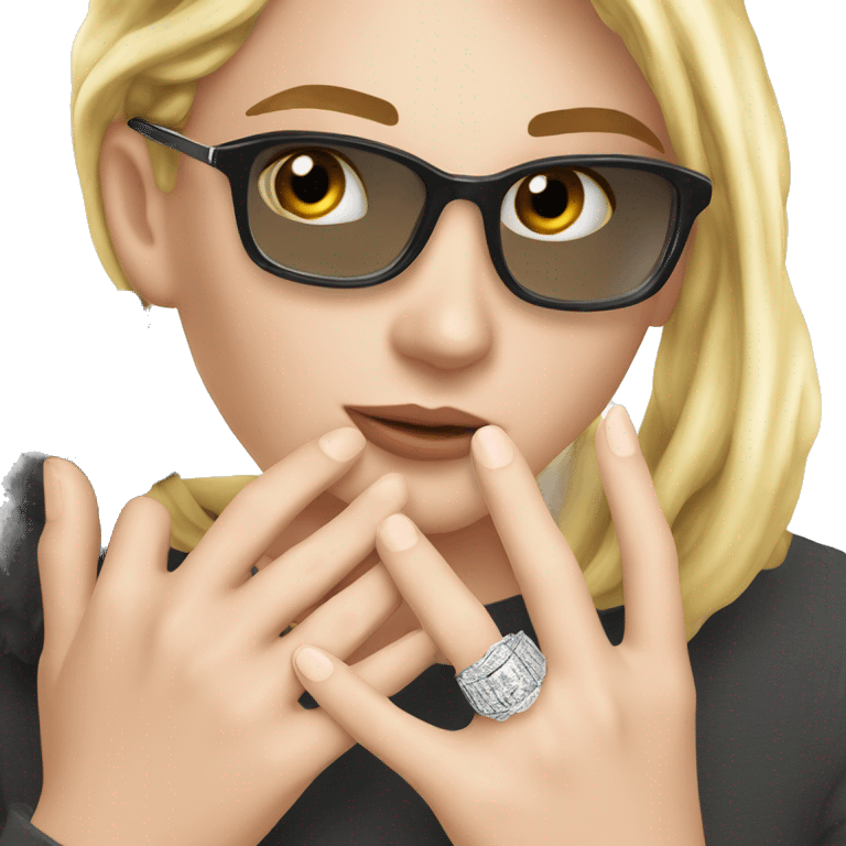 Bague de fiançailles emoji