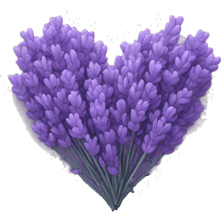 Lavender heart emoji