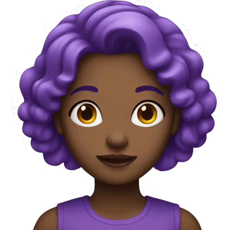 purple girl emoji