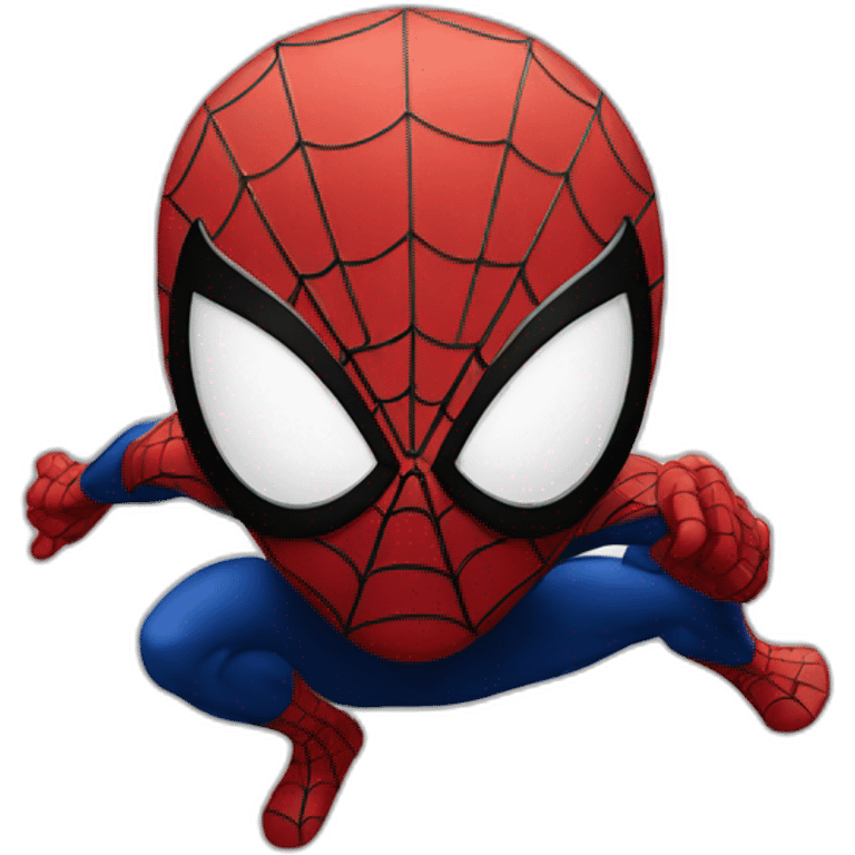 Spiderman black emoji