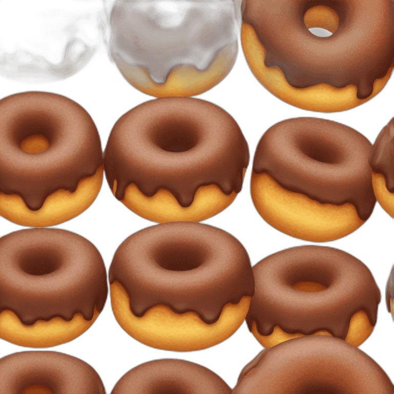 Scottish fudge doughnut emoji