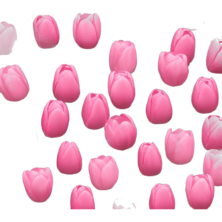 pink tulips  emoji