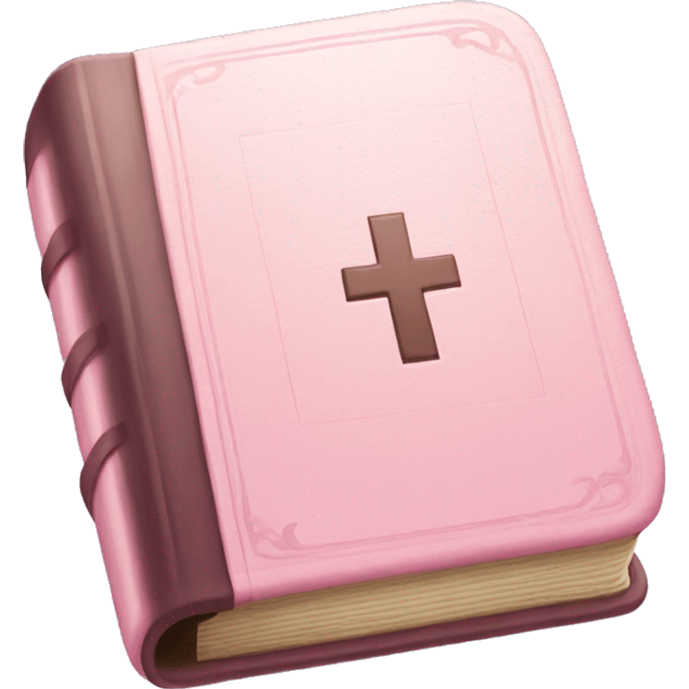 Really light pink Bible  emoji