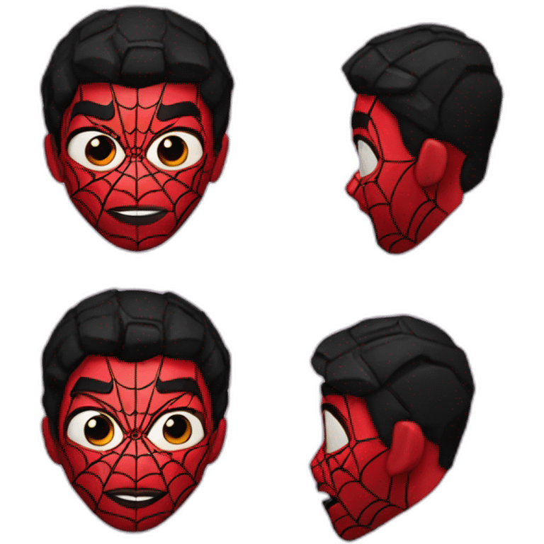 Miles Morales spiderman emoji