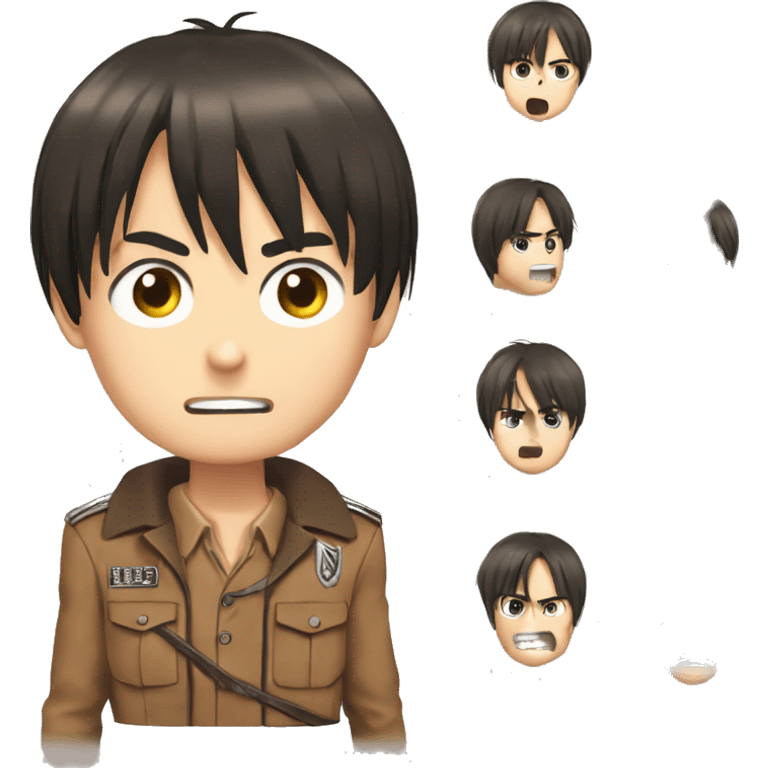 Eren Jeager from attack on titan emoji