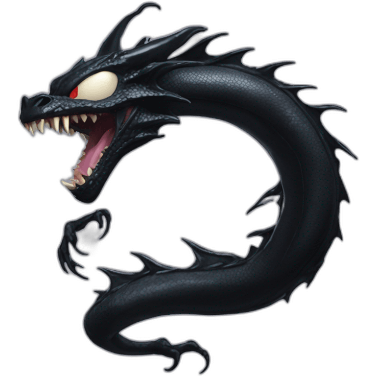 venom symbiote dragon emoji