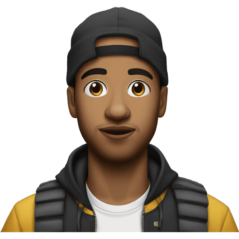 The rapper hamza from Brussels  emoji