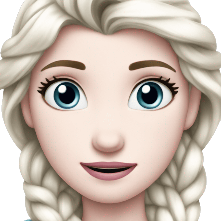 Heart elsa frozen emoji