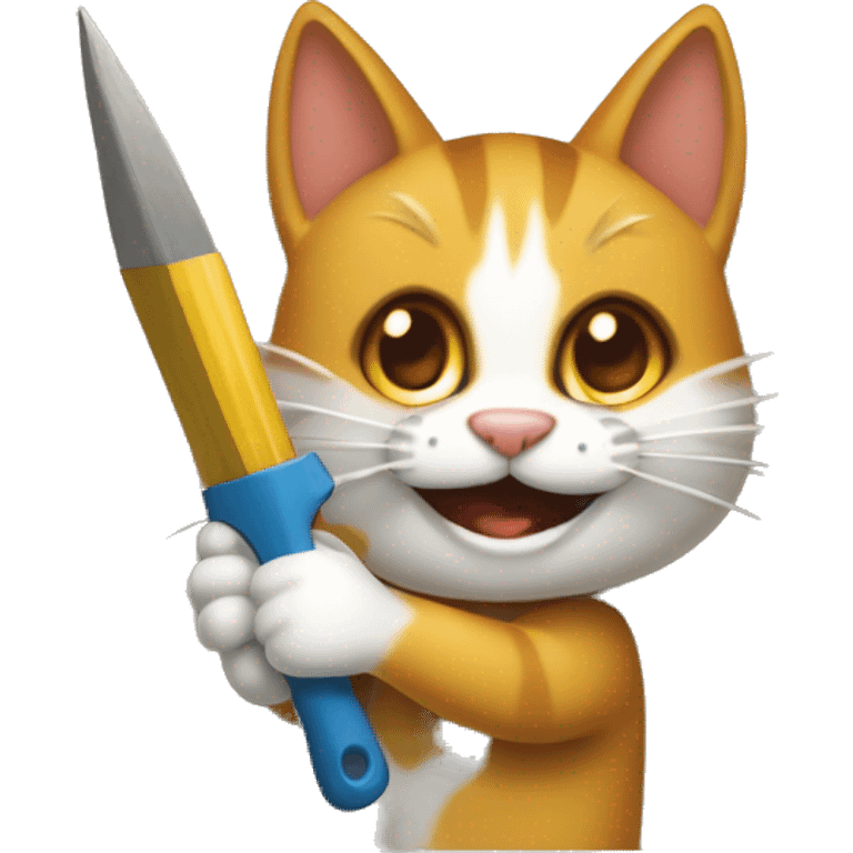 Gato bricando de una pared hacia el multiverso emoji