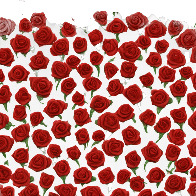 Ramo de rosas rojas emoji