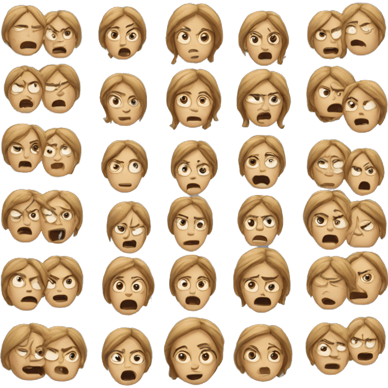 woman having nightmare emoji