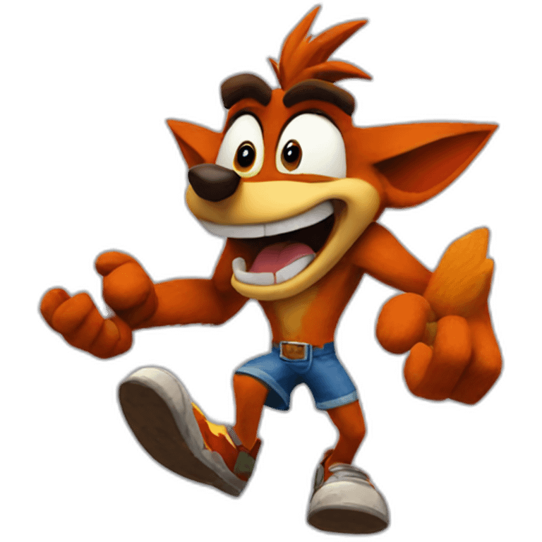 Crash Bandicoot emoji