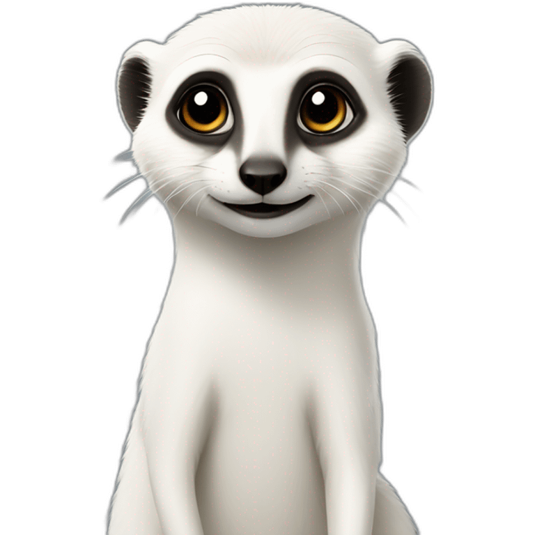 white meercat emoji