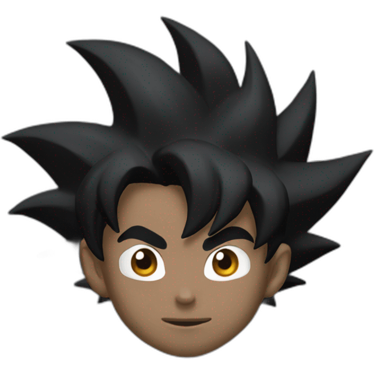 goku with black skin emoji