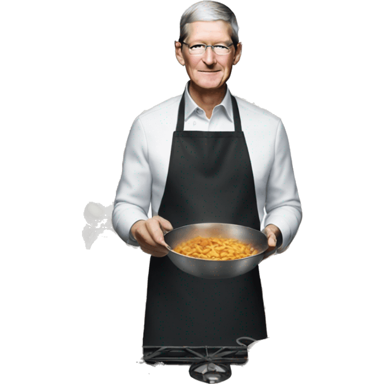 tim cook, cooking emoji