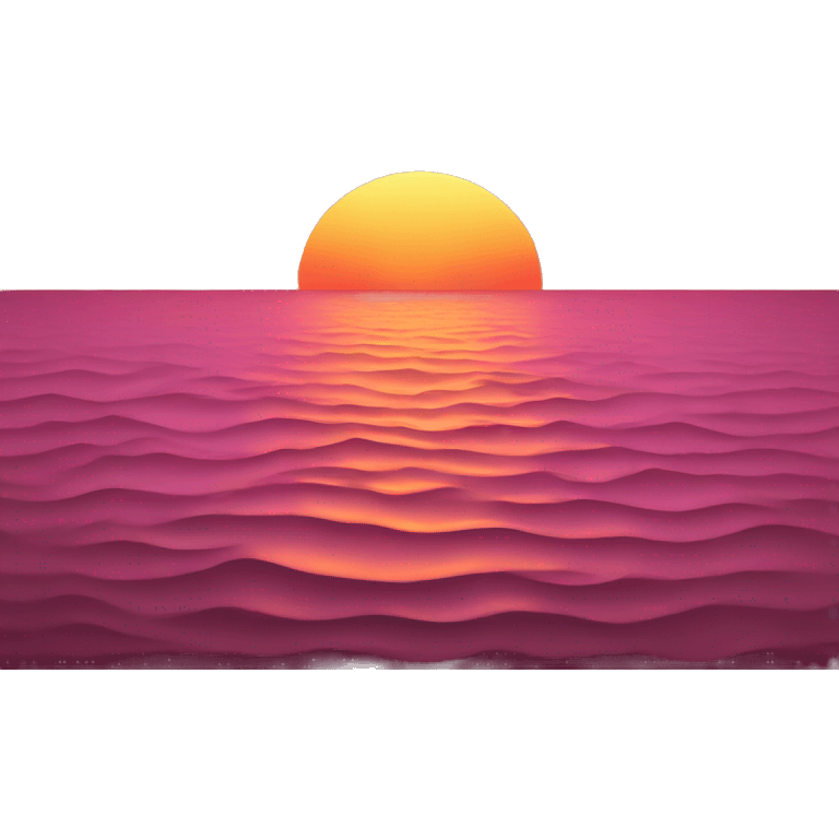 pink and orange sunset  emoji