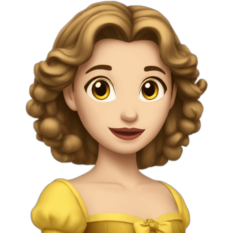 Belle et la bête emoji