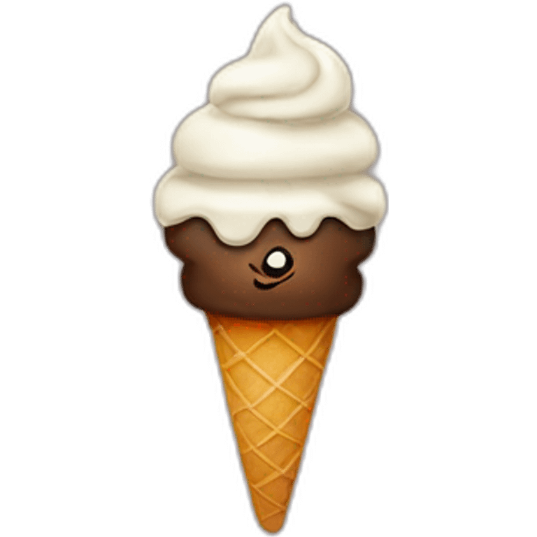 poop icecream emoji