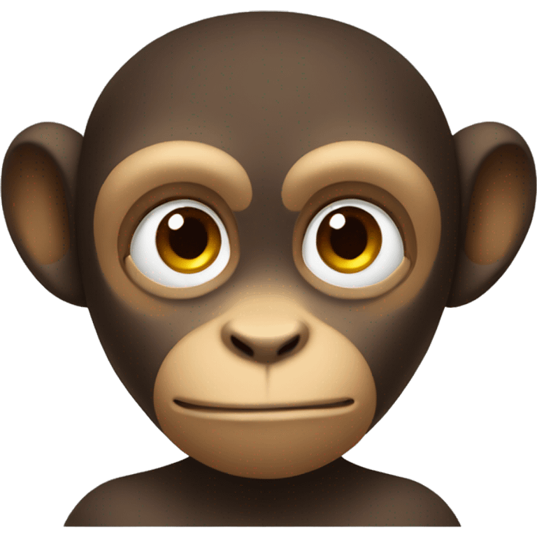 Side eyeing monkey  emoji