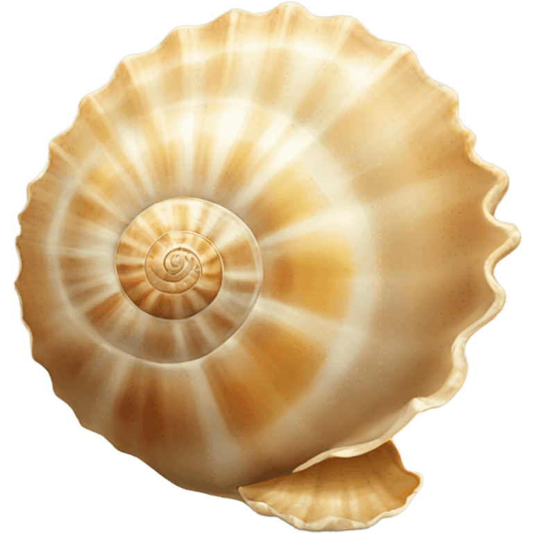 Sea shell emoji