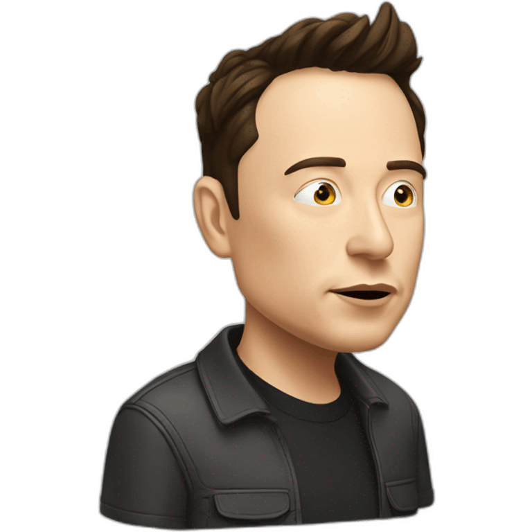 Elon musk sniffing emoji