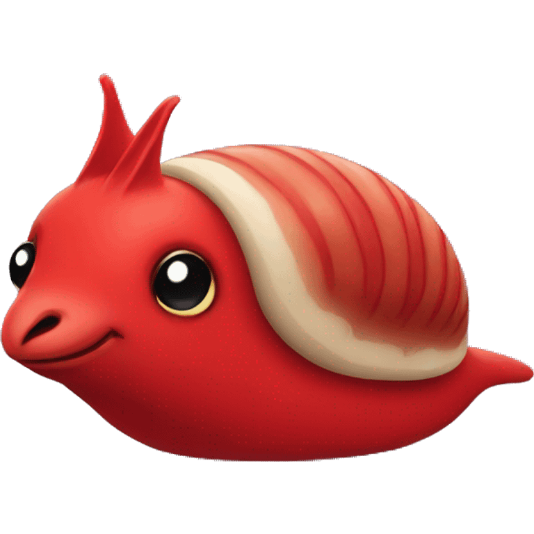 Slug cardinal cuddle  emoji