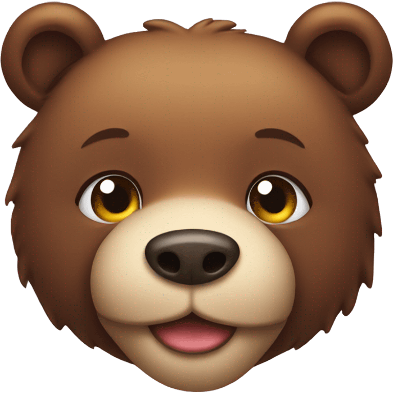 Cute bear emoji