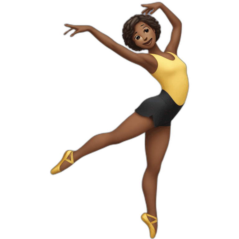 a contemporary dancer emoji