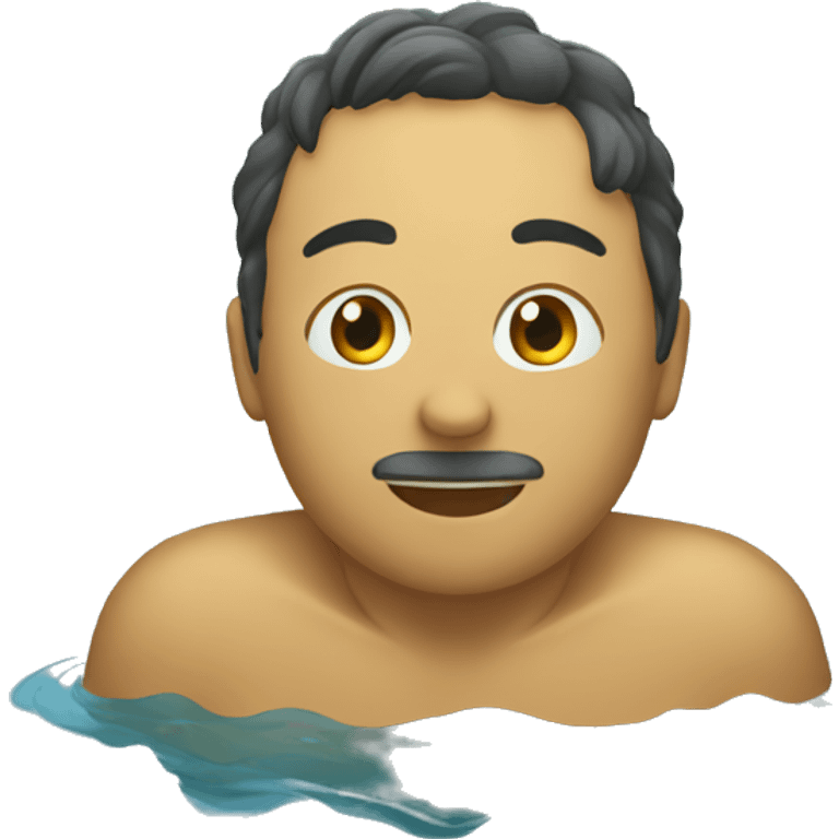 swimming in river emoji