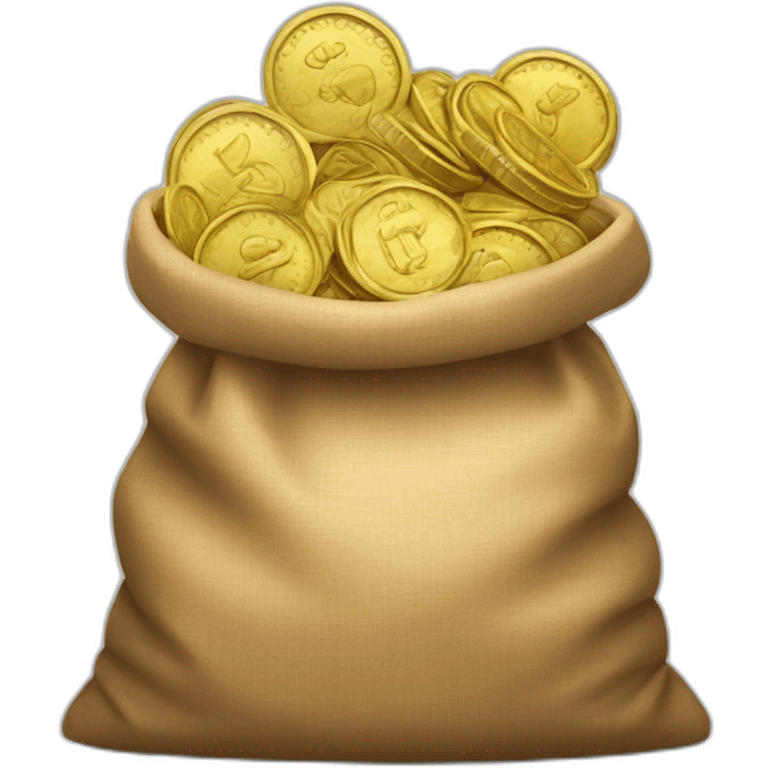 bag of coins emoji