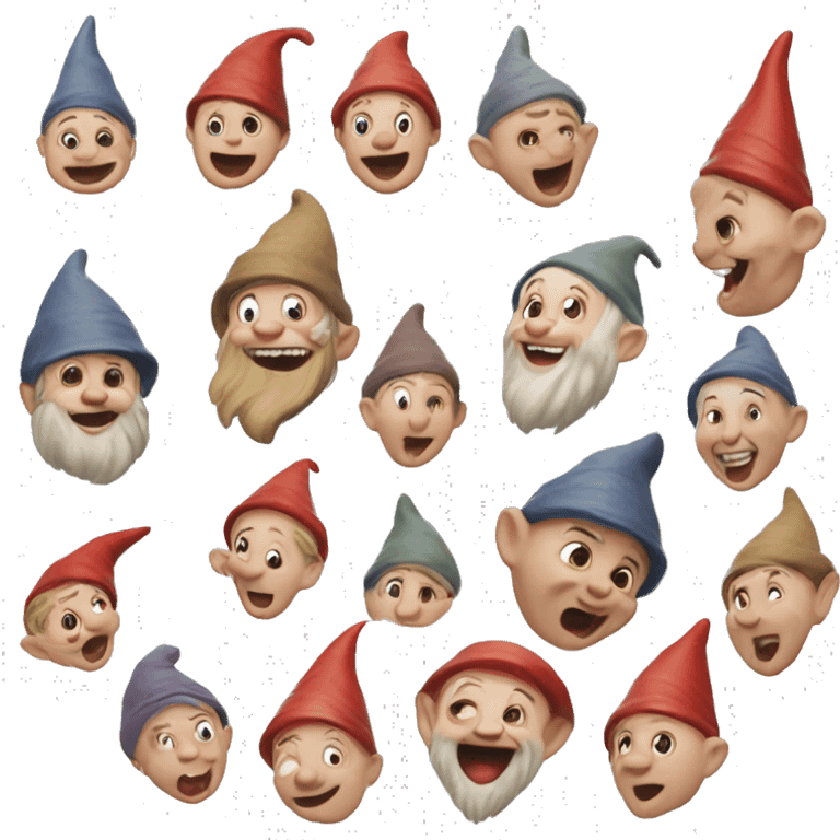 Very very excited gnome ￼ emoji