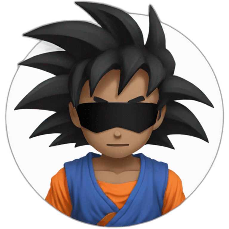 goku with black skin emoji