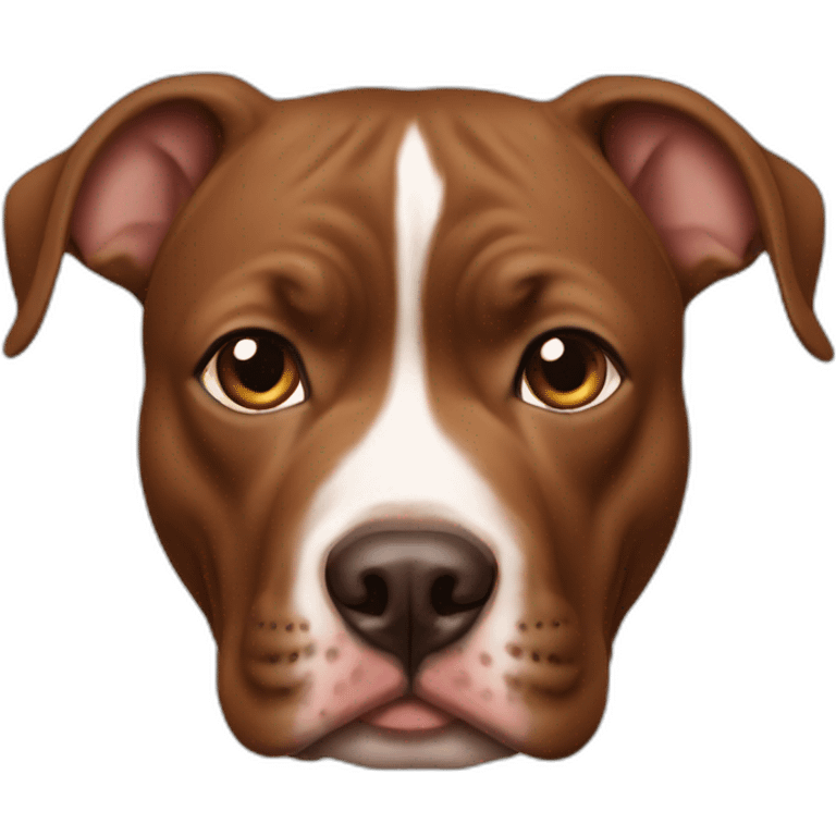 brown pitbull emoji