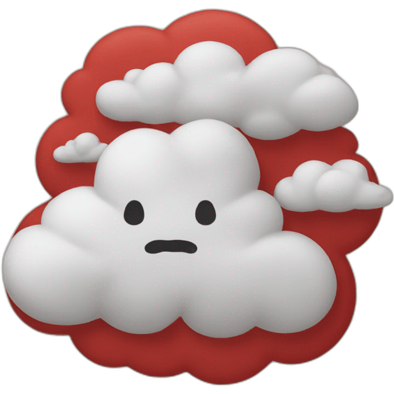 red cloud emoji