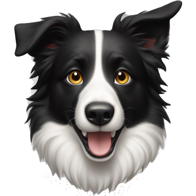 border collie playing emoji